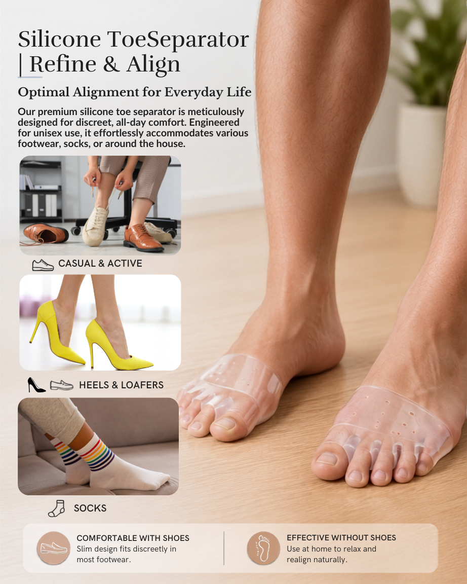 Aura Align™ Sculptor - Silicone Toe Spacer